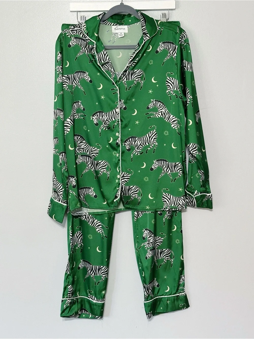 Averie Sleep Taavi Zebra Print Pajama Set Size Medium